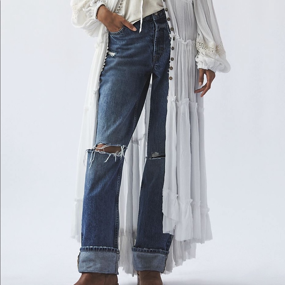 Free People Wild Flower Jean